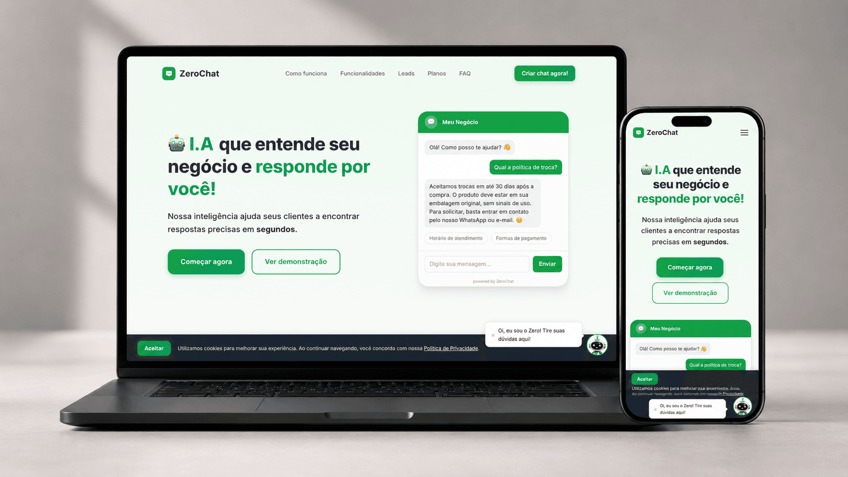 Cover do case ZeroChat